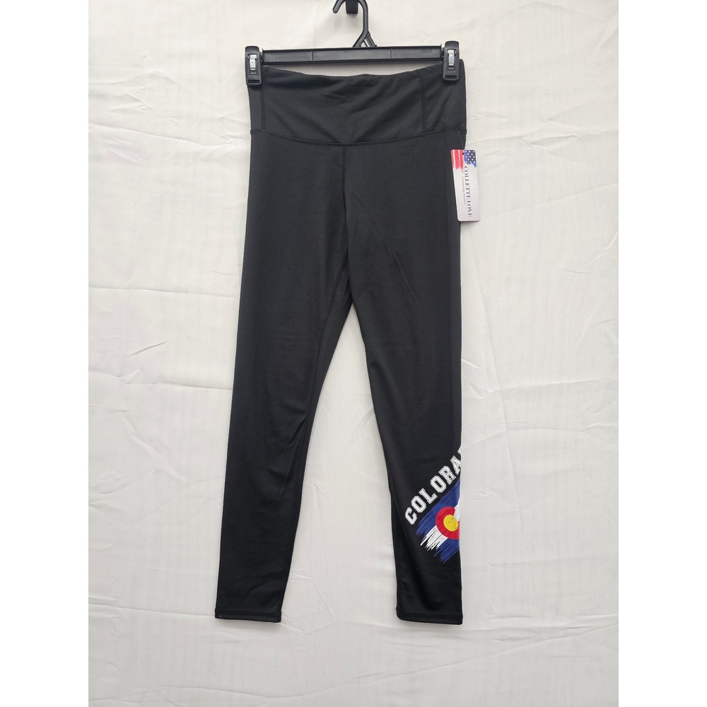Collette Love Colorado Spirit Performance Leggings Black‎ High Waist Compression